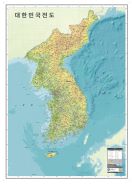 대한민국 전도(Map of Korea)