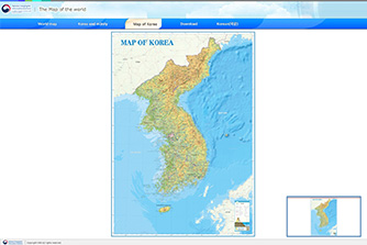 MAP OF KOREA