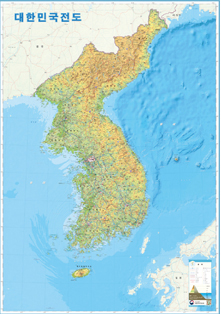 대한민국전도 이미지